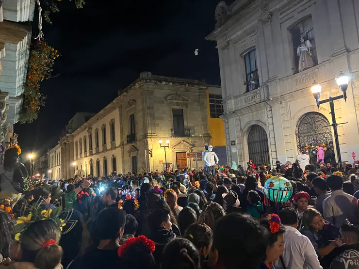 Oaxaca的亡靈節遊行