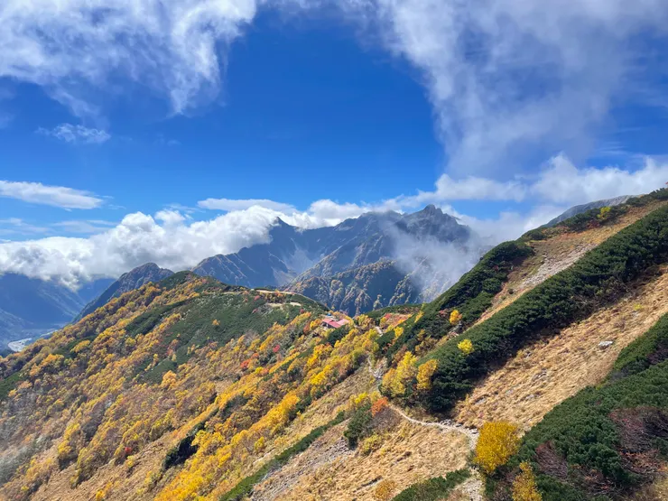 往西岳小屋的路上