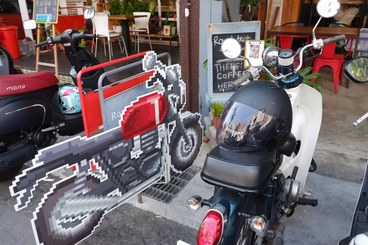 藏在機車排裡的Pixel Artㄡ都拜是不是很逗趣呢!?!