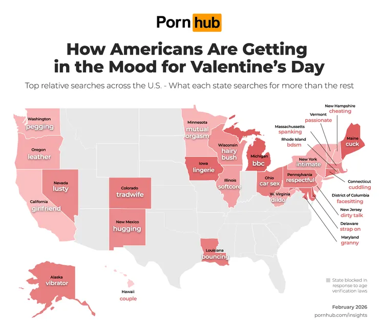 情人節怎麼過？美國人都看「這些」東西，2026 年美國情人節搜尋趨勢