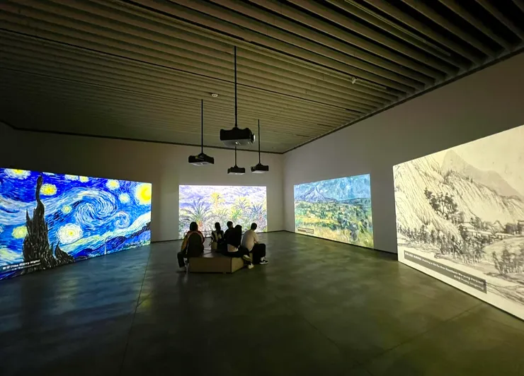 臺南市美術館2館 《富春印象》沉浸式劇場現場 作者拍攝