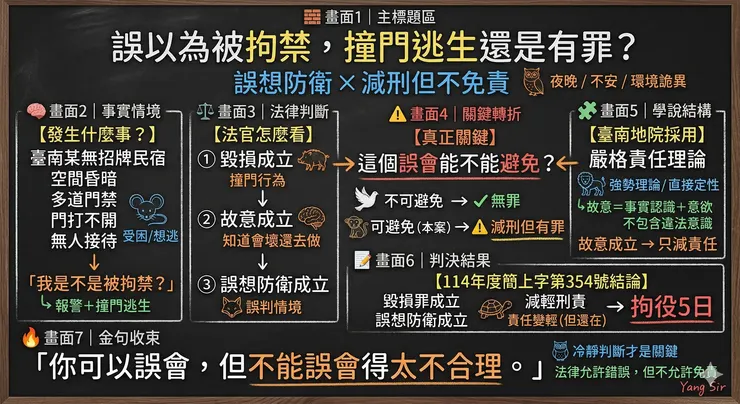 誤想防衛的實例