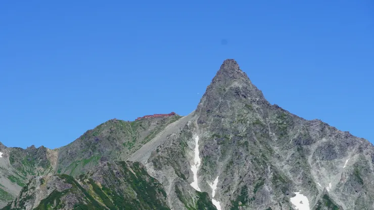 蓋在槍岳肩膀上的槍岳山莊