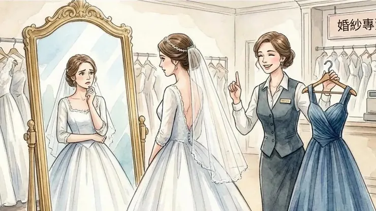 此圖截取於定洋堂 文章 "婚紗包套聰明選"