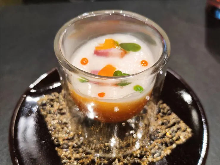 南瓜慕斯開胃菜