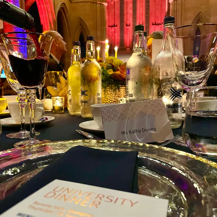 很榮幸獲邀年度的University Dinner，據說因為疫情已經停辦兩年。