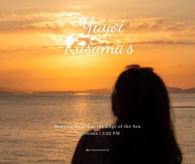 The sunset in Naoshima Island