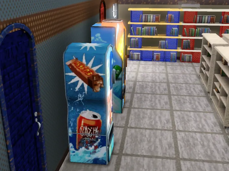 洗手間外擺放了我很喜歡的自動售賣機。