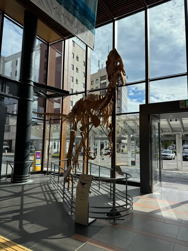 到了福井站後從這裡出去就能看到越前鐵道囉