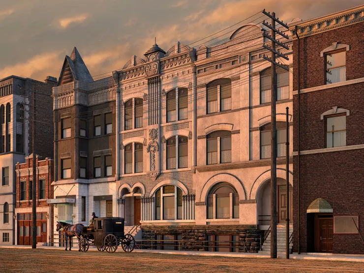 在20世紀初，芝加哥是美國最熱鬧的紅燈區之一