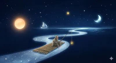 屁詩一首：白髮漾竹筏