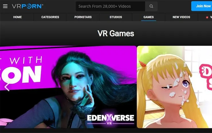 VRPron遊戲頁面