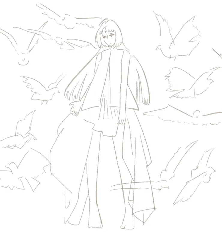 參考pinterest但感覺不會畫完的圖