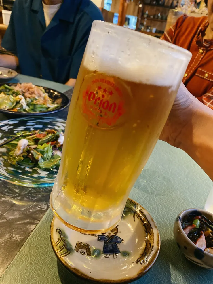 來沖繩就是要喝Orion吧!
