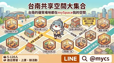 大台南優質場地大集合！開會、上課、辦活動