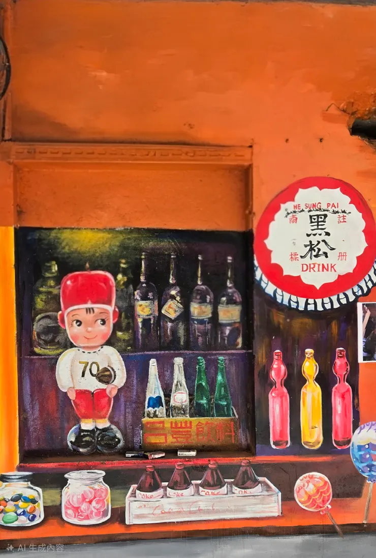 而黑松汽水的標誌時，可以告訴他們，這在當時不僅是飲料，更是喜宴或重要節慶才能喝到的奢華象徵。 這不是單純的商店，而是傳播消息的廣播站，沒有 Google Maps 的年代，路就在老闆的口中。