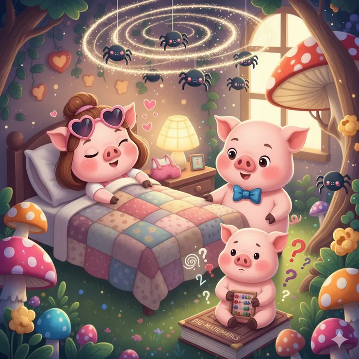 阿呆數豬和Jimmy豬數蜘蛛