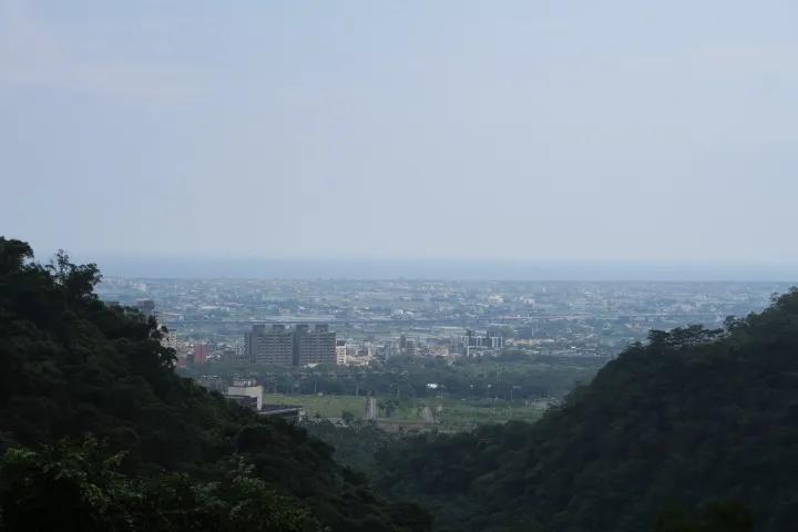 這裡可以眺望礁溪市區一景