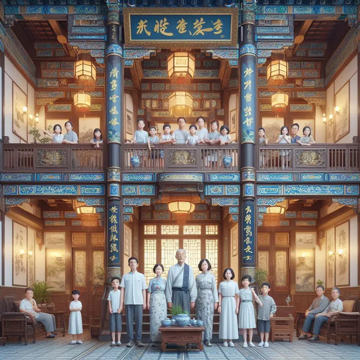 現在的四代同堂已經非常之少見了