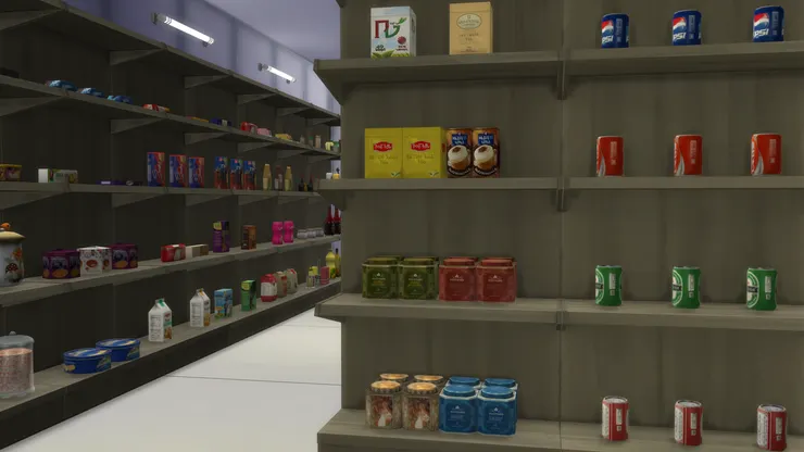 這些茶包和咖啡粉我沒放在早餐區，把它們視作飲品。