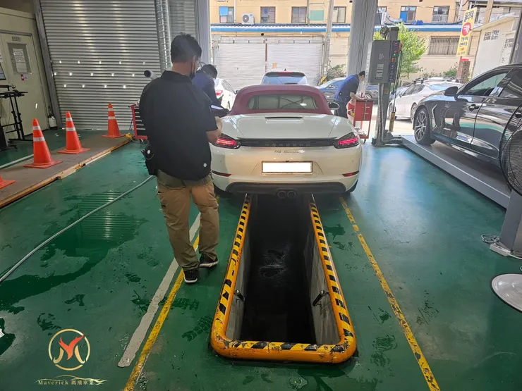 韓國保時捷中古車進行第三方鑑定