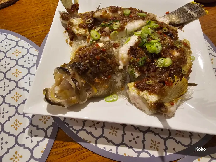 她家的魚都是自已出海補的