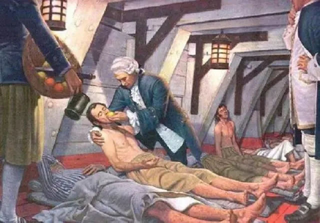 1747 年，詹姆斯‧林德 (James Lind) 在索爾茲伯里號 (HMS Salisbury) 上進行了醫學上有記錄的最早的臨​​床試驗之一。