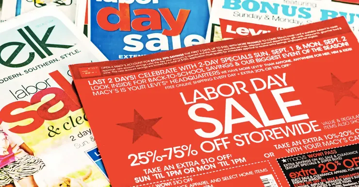 Labor Day長週末是採購促銷品的好時候。