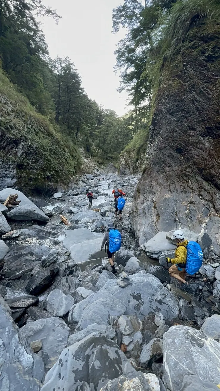 早上的路徑再走一次