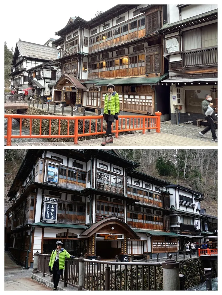 銀山溫泉各旅館改建為日西合璧的多層木結構建築