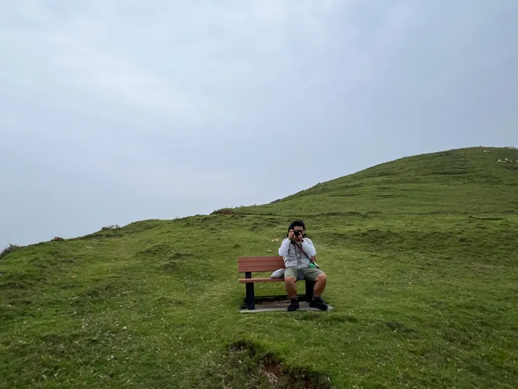 「今天的眼睛裝的是什麼底片？會有什麼質地的成像呢？」我很喜歡他眼睛鏡頭的取景。