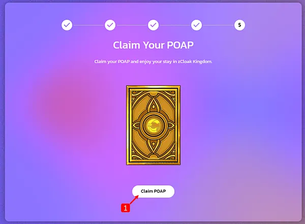 zCloak Network｜免費領取POAP教學 @ zkID App