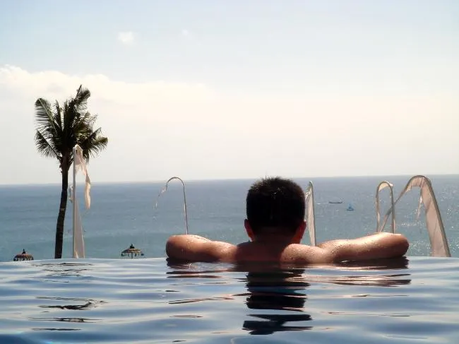 2007年的無邊海景照,也是當年唯一留下的照片。