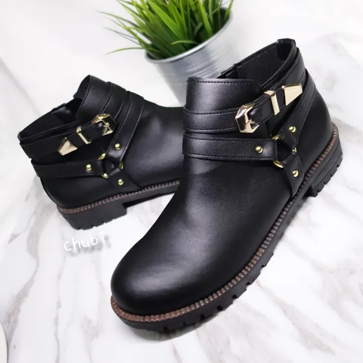 MIT台灣製 拉鍊短靴 騎士靴