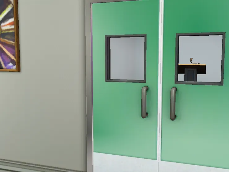 是「淺綠色大房」。