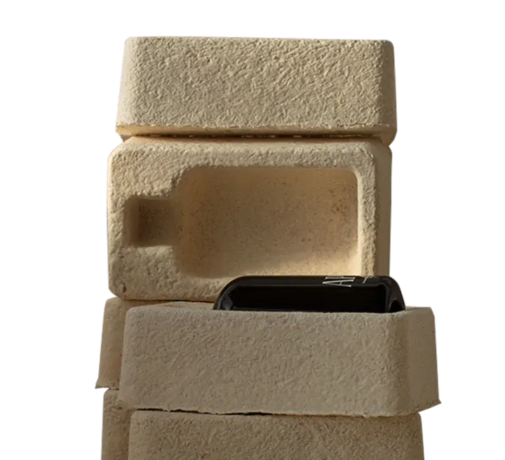 蘑菇包裝是一種由真菌的菌絲體（Mycelium）所製成的環保包裝材料