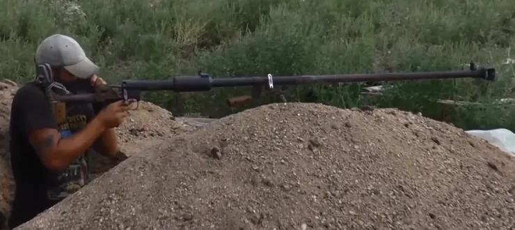 頓巴斯戰爭中烏克蘭東部親俄武裝民兵使用PTRD-41