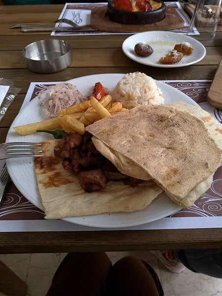 當天吃的羊肉套餐