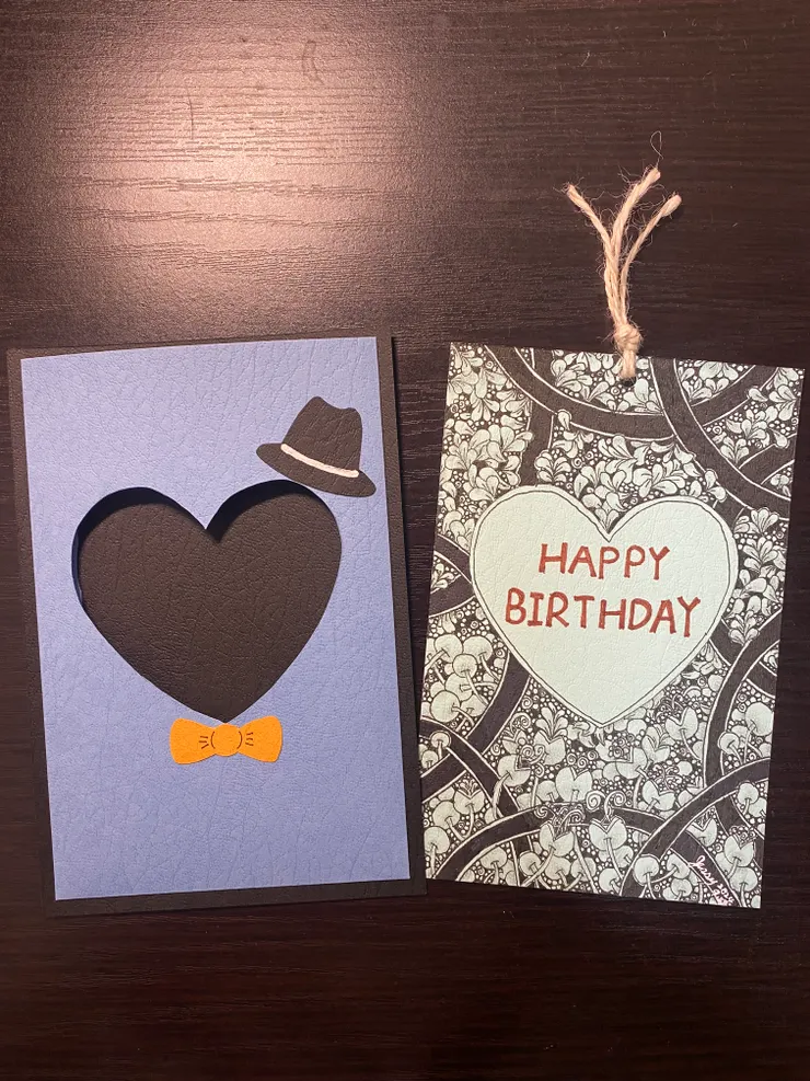 禪繞畫手作卡片