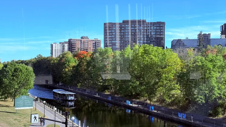 麗都運河冬天變成滑雪道