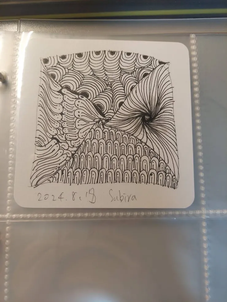 纏繞畫創作-累積