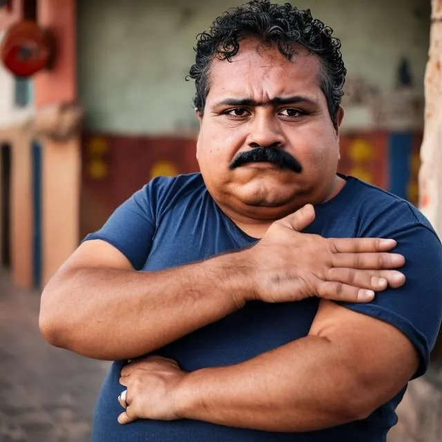 墨西哥人男性 AI示意圖