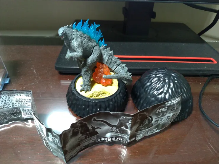 放一個在友都八喜扭的哥吉拉，500円，真的做得很好