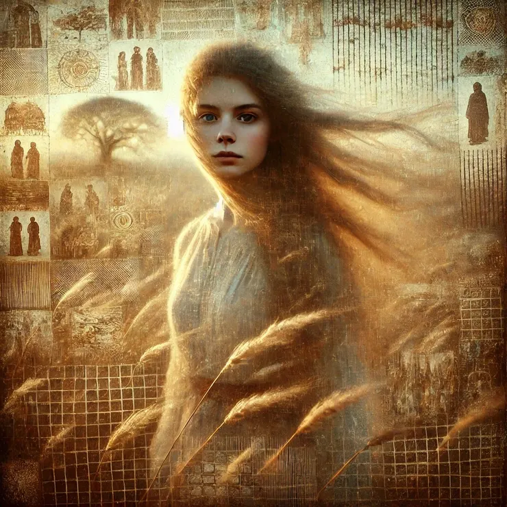 She closed her eyes, letting the memories flow through her. Fragments of a life long lived. A woman, standing in a field, her hair catching the golden light of late afternoon.