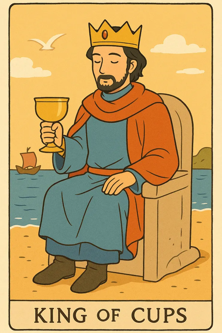 聖杯國王（King of Cups）