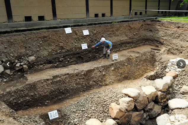 京都新城石垣遺跡。（圖片來源：朝日新聞）