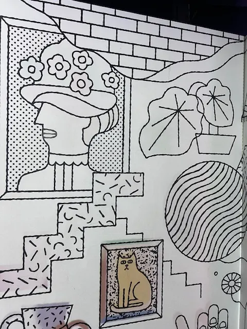 互動式牆，photo by bookarchery