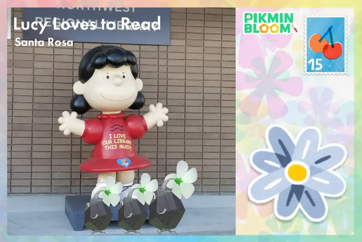 所以有一個地方都是Snoopy的雕像什麼的