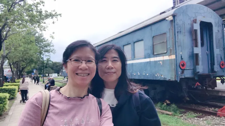 新北投車站旁的老火車