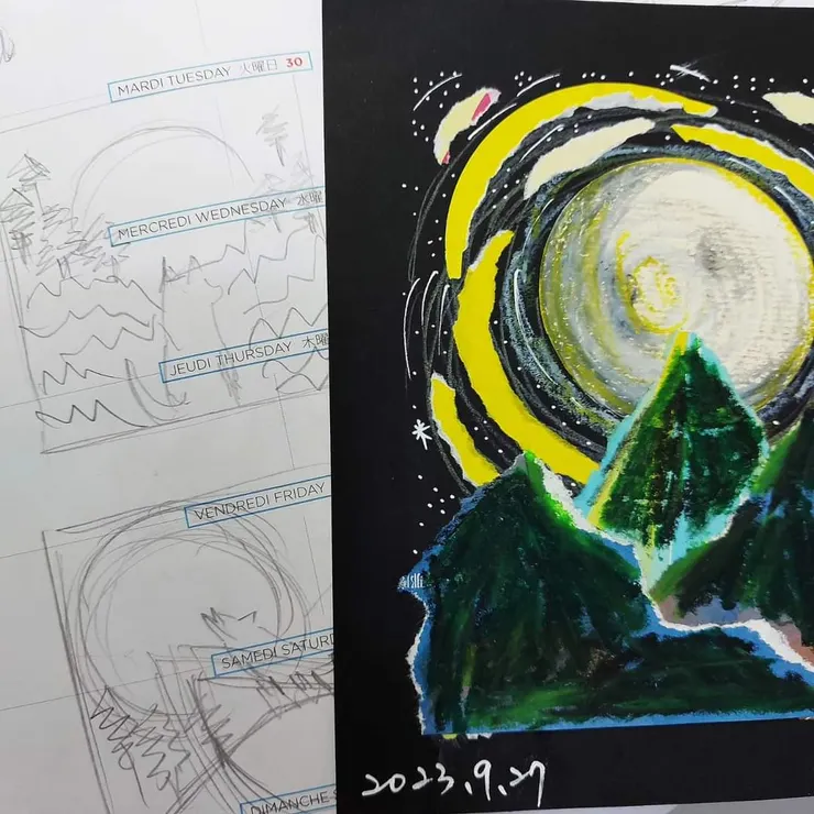 〈月光下的野狼消失時間〉創作過程